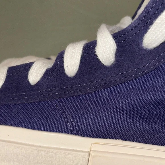 EUC Converse Blue High-Top platform Sneaker - Picture 9 of 10